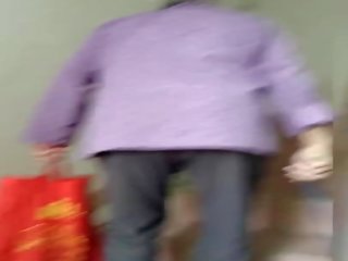 Pēc mans ķīnieši vecmāmiņa mājas līdz jāšanās viņai: bezmaksas sekss filma f6